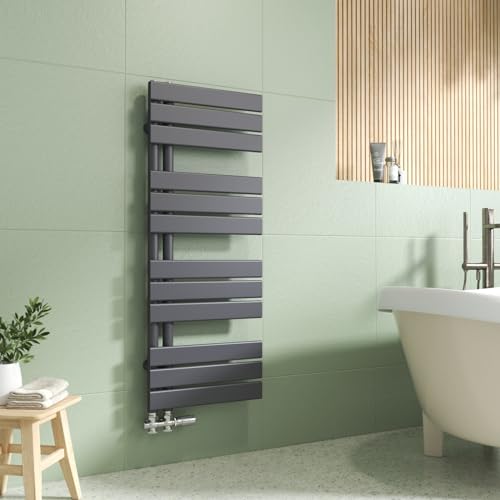 EMKE Handtuchheizkörper Seitenanschluss 1041x400 mm, Badheizkörper Handtuchhalter Handtuchwärmer Handtuchtrockner Badezimmer Heizkörper Flach Handtuchheizung Anthrazit 478W EMKE Handtuchheizkörper Seitenanschluss 1041x400 mm, Badheizkörper Handtuchhalter Handtuchwärmer Handtuchtrockner Badezimmer Heizkörper Flach Handtuchheizung Anthrazit 478W von EMKE