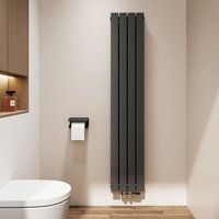 EMKE Heizkörper 1600x 300 mm Badheizkörper Paneelheizkörper Kompaktheizkörper Vertikal, Doppellagig Heizkörper Bad Design Heizkörper Mittelanschluss von EMKE