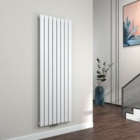 Emke - Heizkörper Flach 180x62cm Vertikal Design Paneelheizkörper Doppellagig 2227W Mittelanschluss Weiß von EMKE