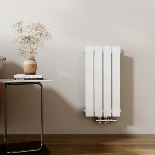 EMKE Heizkörper Klein 600x300mm, Vertikal Heizkörper Bad Flachheizkörper Mittelanschluss Design Paneelheizkörper Doppellagig Wandheizkörper Weiß 327 Watt EMKE Heizkörper Klein 600x300mm, Vertikal Heizkörper Bad Flachheizkörper Mittelanschluss Design Paneelheizkörper Doppellagig Wandheizkörper Weiß 327 Watt von EMKE