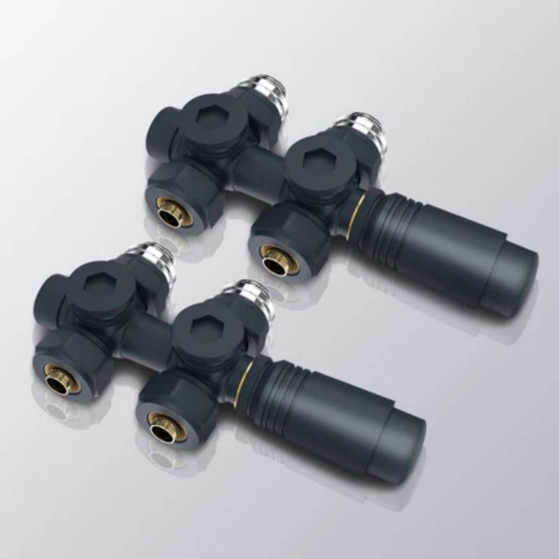 Heizkörperventil mit Thermostat, 7-stufig regelbar, aus Messing von EMKE