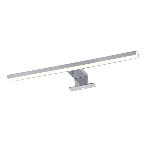 EMKE LED Spiegelleuchte Bad spiegelleuchte Chrom 40cm Spiegellampen für das Bad| 3 Installations Methoden spiegelleuchte led badSpiegelschrank Beleuchtung 4200K IP44 Schrankleuchte von EMKE