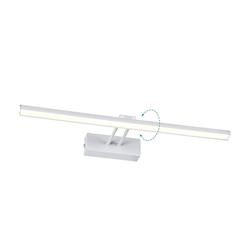 EMKE LED Spiegelleuchte Spiegellampen für das bad spiegelleuchte 40cm, 200° drehbar spiegelleuchte led badSpiegelschrank Beleuchtung 4200K Schrankleuchte(Weiß) von EMKE