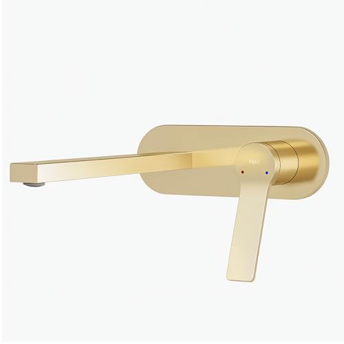 EMKE Modularer Waschtischarmatur für Badezimmer, Messing, Champagnergold, Keramikkartusche, Belüfter und Wassersparung, 288 x 210 x 70 mm, einfache Installation, modernes Design EMKE Modularer Waschtischarmatur für Badezimmer, Messing, Champagnergold, Keramikkartusche, Belüfter und Wassersparung, 288 x 210 x 70 mm, einfache Installation, modernes Design von EMKE