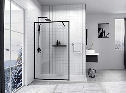 EMKE Walk in Duschwand 120x200cm Duschtrennwand Walk-In Dusche 8mm Nano Glas Duschkabine Duschabtrennung Glas Duschwand für Dusche EMKE Walk in Duschwand 120x200cm Duschtrennwand Walk-In Dusche 8mm Nano Glas Duschkabine Duschabtrennung Glas Duschwand für Dusche von EMKE