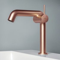 EMKE Wasserhahn Bad 222 x 200 x 76 mm Rosengold Badarmatur mit Luftsprudler Waschtischarmatur Mischbatterie Waschbecken-Armatur von EMKE