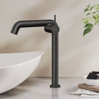 EMKE Wasserhahn Bad Schwarz Matt 332 x 220 x 76 mm Badarmatur mit Luftsprudler Waschtischarmatur Mischbatterie Waschbecken-Armatur EMKE Wasserhahn Bad Schwarz Matt 332 x 220 x 76 mm Badarmatur mit Luftsprudler Waschtischarmatur Mischbatterie Waschbecken-Armatur von EMKE