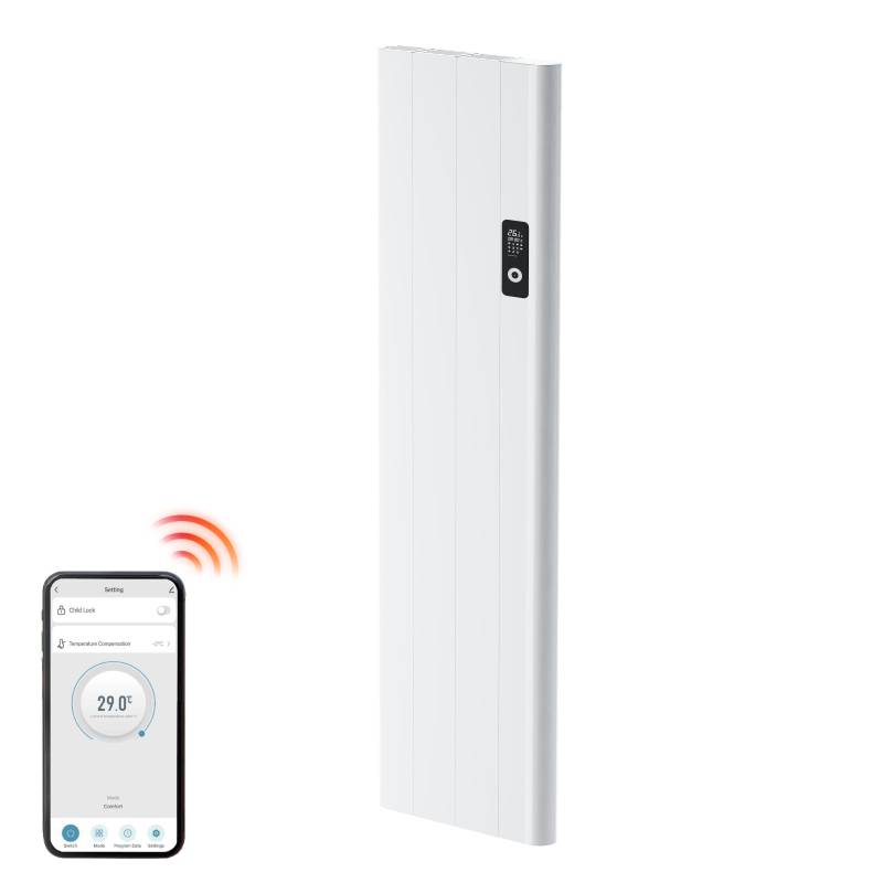 Elektrische Konvektorheizung zur Wandmontage mit WiFi-Steuerung & schneller Aufheizung von EMKE