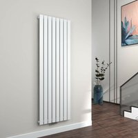 Emke - Heizkörper Flach 180x62cm Vertikal Design Paneelheizkörper Einlagig 1265W Mittelanschluss Weiß von EMKE