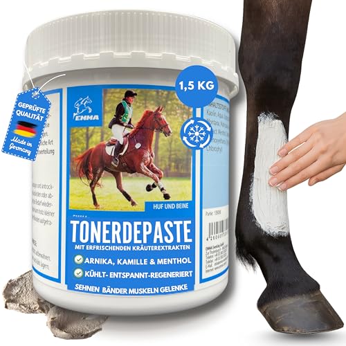 essigsaure Tonerde Salbe für Pferde I Tonerde Pferd - Pferdesalbe & Pferdebalsam Kühlend 1,5 Kg Arnika Salbe - Heilerde Kräuter Paste - Kühlsalbe mit Arnica Gel I Lehm kühlt Muskeln Gelenke Sehnen essigsaure Tonerde Salbe für Pferde I Tonerde Pferd - Pferdesalbe & Pferdebalsam Kühlend 1,5 Kg Arnika Salbe - Heilerde Kräuter Paste - Kühlsalbe mit Arnica Gel I Lehm kühlt Muskeln Gelenke Sehnen von EMMA