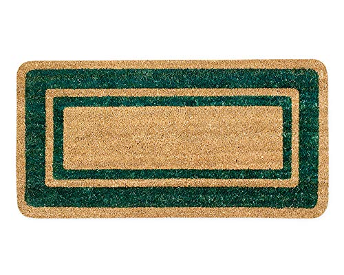 emmevi Fußmatte Kokos Natur Außen Tür Eingang Rückseite rutschfest Schmutzfänger Modell Kokos Rand 50 x 100 cm grün emmevi Fußmatte Kokos Natur Außen Tür Eingang Rückseite rutschfest Schmutzfänger Modell Kokos Rand 50 x 100 cm grün von emmevi