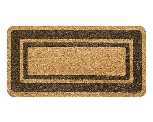 emmevi Fußmatte Kokos Natur Außen Tür Eingang Rückseite rutschfest Schmutzfänger Modell Kokos Rand 40 x 80 braun emmevi Fußmatte Kokos Natur Außen Tür Eingang Rückseite rutschfest Schmutzfänger Modell Kokos Rand 40 x 80 braun von emmevi