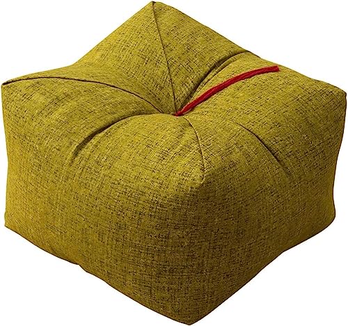 EMOOR Seiza-Kissen aus Japanischen Buchweizenschalen Mittelgroß Hergestellt in Japan (Yawaragi Grün), Natürliche Buchweizenschalen Sobagara Bodensitzkissen Tatami Kühles Nickerchen Seitenschläfer von EMOOR