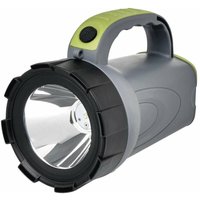 Aufladbarer led Handscheinwerfer 300lm, 370m Leuchtweite, 2400 mAh, inkl. Netzteil, Auto-Adapter und Tragegurt, Leuchtdauer 30 St., P2311 - Emos von EMOS