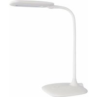 Emos - dimmbare led Tischlampe stella 6,5W, Helligkeit max. 400lm, Lichtfarbe 4000K, flexibler Arm, 1,7m Netzkabel, weiß, Z7602W von EMOS