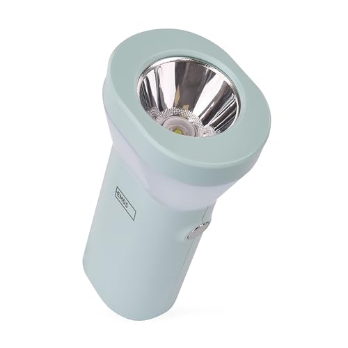 EMOS - Aufladbare Kindertaschenlampe und Nachtlicht mit LED und SMD LED - 800 mAh Li-Ion Akku - 3,5-5 h Leuchtdauer - Reichweite 170 m, Helligkeit 80 lm - inkl. USB-C Ladekabel - Farbe Helltürkis EMOS - Aufladbare Kindertaschenlampe und Nachtlicht mit LED und SMD LED - 800 mAh Li-Ion Akku - 3,5-5 h Leuchtdauer - Reichweite 170 m, Helligkeit 80 lm - inkl. USB-C Ladekabel - Farbe Helltürkis von EMOS