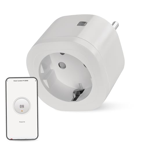 EMOS GoSmart ZigBee Steckdose 16A, 2,4GHz Smart Steckdose mit Timer und Stromzähler, gesteuert manuell und mit EMOS GoSmart-App, kompatibel mit Sprachassistant Amazon Alexa, Google Assistant, weiß EMOS GoSmart ZigBee Steckdose 16A, 2,4GHz Smart Steckdose mit Timer und Stromzähler, gesteuert manuell und mit EMOS GoSmart-App, kompatibel mit Sprachassistant Amazon Alexa, Google Assistant, weiß von EMOS