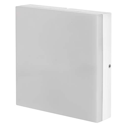 EMOS IP44 LED-Panel/Outdoor Deckenleuchte/Wandleuchte quadratisch, 280mm, 24W, warmweiß, 1600 Lumen, A, 28 x 28 x 5,1 cm von EMOS