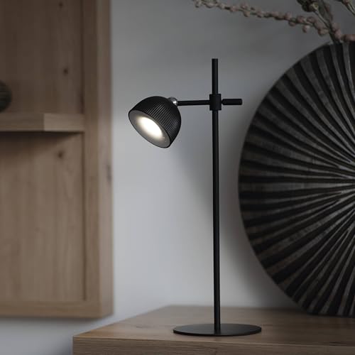 EMOS LED Akku-Tischlampe Sophie 4,2W, Helligkeit 200lm, 1200mAh Li-Ion Akku mit 33h Leuchtdauer, multifunktionelle 4in1 Leuchte, dimmbar, Neutralweiß (4000K), 1,5m USB-C/A Ladekabel, schwarz von EMOS