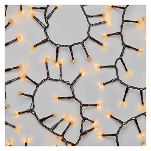EMOS LED-Lichterkette Amber für Innen und Außen, 8m lange Cluster Weihnachtslichterkette IP44 mit 400 LEDs + 5m Zuleitung und Netzteil, 6 Stunden Timer Funktion, für Party, Weihnachten, Deko EMOS LED-Lichterkette Amber für Innen und Außen, 8m lange Cluster Weihnachtslichterkette IP44 mit 400 LEDs + 5m Zuleitung und Netzteil, 6 Stunden Timer Funktion, für Party, Weihnachten, Deko von EMOS