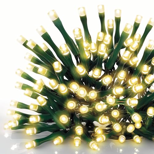 EMOS LED-Lichterkette warmweiß für Innen und Außen, 4m lange IP44 Weihnachtslichterkette mit 40 LEDs + 5m Zuleitung und Netzteil, 8 Modi und 6h Timer Funktion, für Party, Weihnachten, Deko EMOS LED-Lichterkette warmweiß für Innen und Außen, 4m lange IP44 Weihnachtslichterkette mit 40 LEDs + 5m Zuleitung und Netzteil, 8 Modi und 6h Timer Funktion, für Party, Weihnachten, Deko von EMOS
