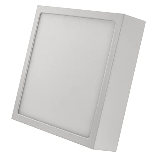 EMOS LED Panel 12,5 W, quadratische 1100 lm Deckenleuchte, Wandleuchte 17 cm, 3 einstellbare Lichtfarben warmweiß-neutralweiß (3000/3500/4000K), inkl. LED-Treiber von EMOS