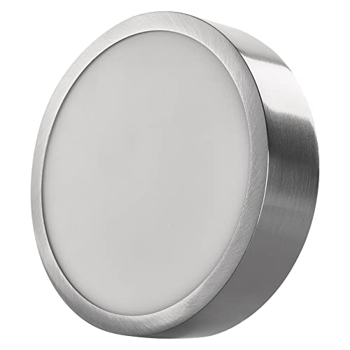 EMOS LED Panel 12,5 W, runde 1100 lm Deckenleuchte, Wandleuchte mit Durchmesser 17 cm, 3 einstellbare Lichtfarben warmweiß-neutralweiß (3000/3500/4000K), inkl. LED-Treiber von EMOS