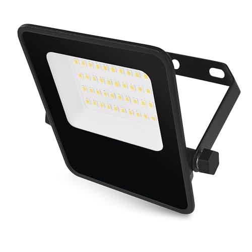 EMOS - LED-Strahler VISIO 20W, 3000 lm - ultradünnes Aluminium Flutlicht - wasserdicht - neutralweiß - extra hohe Lichtleistung 150lm/W - Lebensdauer 36000 h - Abstrahlwinkel 110° - für Außenbereich EMOS - LED-Strahler VISIO 20W, 3000 lm - ultradünnes Aluminium Flutlicht - wasserdicht - neutralweiß - extra hohe Lichtleistung 150lm/W - Lebensdauer 36000 h - Abstrahlwinkel 110° - für Außenbereich von EMOS