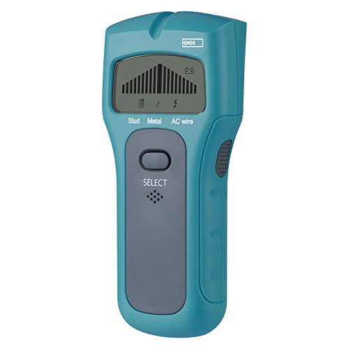 EMOS M0501 Multidetektor, Leitungssucher, multifunktionales Ortungsgerät, Detektionsgerät für Holz, Metall, Stromleitung, Wandscanner, batteriebetrieben, IP54, Blau von EMOS