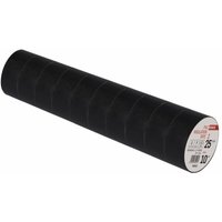 EMOS PVC-Isolierband Schwarz 10er Pack, 25mmx10m, 0,13mm Bandstärke, selbstklebend, UV-beständig, wasserdichte Verbindung, F62512 von EMOS