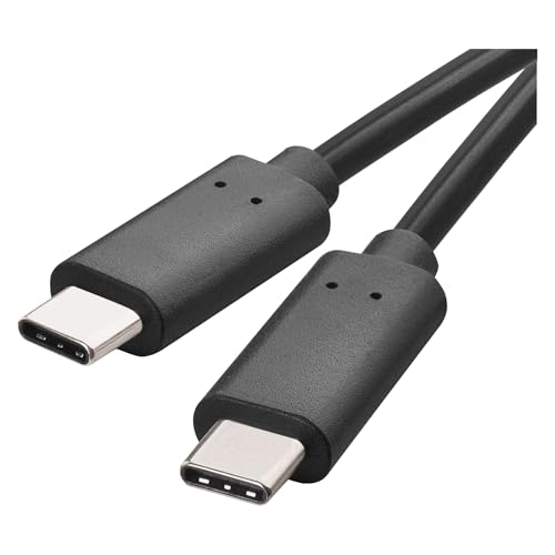 EMOS - USB-Ladekabel Typ C auf Typ C zum Aufladen und Datenübertragung, Kabellänge 1 m - 2.0 USB-C für Schnelladen und Datenübertragung, High Speed 480 Mbit/s, 5 A/100 W - schwarz von EMOS