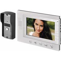 EMOS Video-Türsprechanlage Set, wasserdichte 720p Kamera mit Nachtsicht + LCD-Monitor mit 7'' Farbdisplay, Intercom, H2017 von EMOS