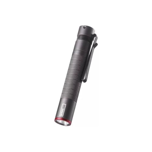EMOS - CREE-LED-Metall-Taschenlampe Ultibright 50 - stoßbeständig und wasserdicht - superhell 100lm, max. 65m - mit Clip und Handgriff - IP65 für Innen- und Außenbereich - schwarz von EMOS