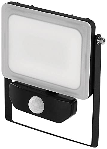 EMOS LED Strahler ILIO 21W mit Bewegungsmelder, Helligkeit 1900 lm, IP44 wasserdichtes Flutlicht für Feuchträume oder Außen, Neutralweiß 4000K, CRI > 80, Lebensdauer 25000 Stunden von EMOS