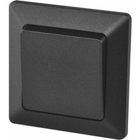 Wechselschalter schwarz, Lichtschalter mit einer Wippe, 250 v, 10 ax, ohne Unterputzdose, für Innen, A6100.5 - Emos von EMOS