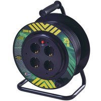 Kabeltrommel mit fester Mitte 25 m Schuko IP20 von EMOS