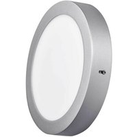 LED Einbauleuchte rund IP20 in silber neutralweiß 12,5 W 170 × 40 mm von EMOS