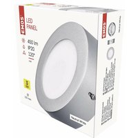 Led Deckenlampe 6W, runde Wand- und Deckenleuchte mit Driver, Ersatz für 40W Glühbirne, neutralweiß 4000 k, 450 lm, IP20, ZM5222 - Emos von EMOS