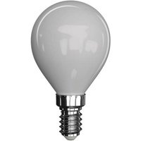 LED-Glühbirne Filament mini Globe milchig E14 4,2W warmweiß von EMOS