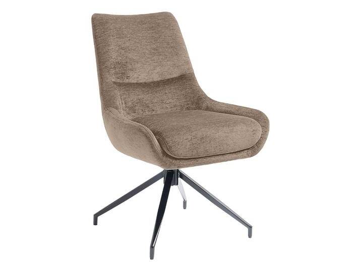 Esszimmerstuhl mit Stoffbezug drehbar mit Metallgestell Mingus von EMPINIO24