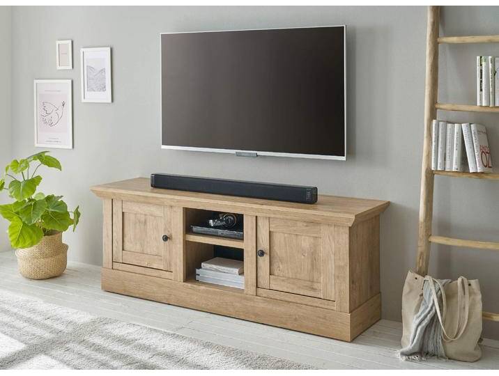 TV-Lowboard Unterschrank 152 cm Eiche gebürstet Optik Cardiff TV-Lowboard Unterschrank 152 cm Eiche gebürstet Optik Cardiff von EMPINIO24
