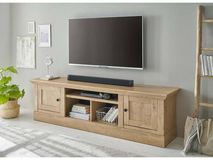 TV-Lowboard Unterschrank 194 cm Eiche gebürstet Optik Cardiff TV-Lowboard Unterschrank 194 cm Eiche gebürstet Optik Cardiff von EMPINIO24