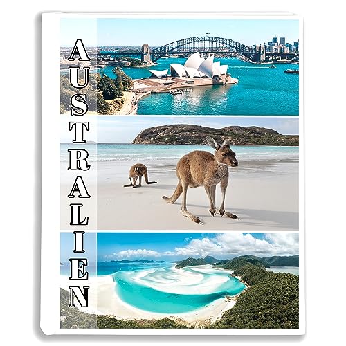 Urlaubsfotoalbum: Australien, Fototasche für Fotos, Taschen-Fotohalter für lose Blätter, Urlaub Australien, Handgemachte Fotoalbum (10x15 | für 120 Fotos) Urlaubsfotoalbum: Australien, Fototasche für Fotos, Taschen-Fotohalter für lose Blätter, Urlaub Australien, Handgemachte Fotoalbum (10x15 | für 120 Fotos) von EMPOL