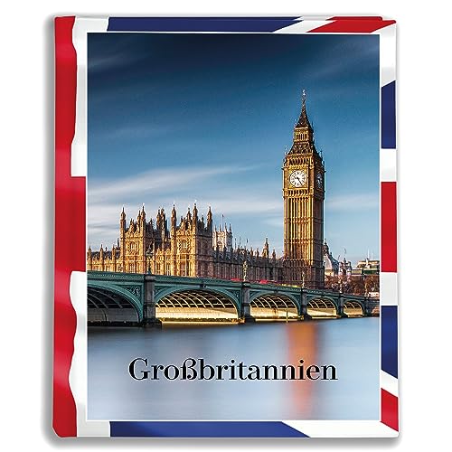 Urlaubsfotoalbum 10x15: Grossbritannien, Fototasche für Fotos, Taschen-Fotohalter für lose Blätter, Urlaub Grossbritannien, Handgemachte Fotoalbum von EMPOL