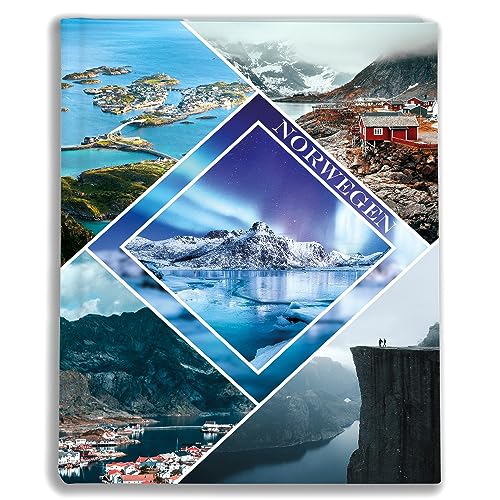 Urlaubsfotoalbum 10x15: Norwegen, Fototasche für Fotos, Taschen-Fotohalter für lose Blätter, Urlaub Norwegen, Handgemachte Fotoalbum von EMPOL