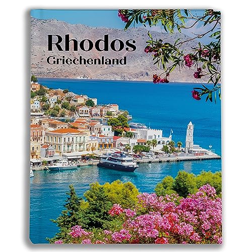 Urlaubsfotoalbum: Rhodos, Fototasche für Fotos, Taschen-Fotohalter für lose Blätter, Urlaub Rhodos, Handgemachte Fotoalbum (10x15 | für 120 Fotos) von EMPOL