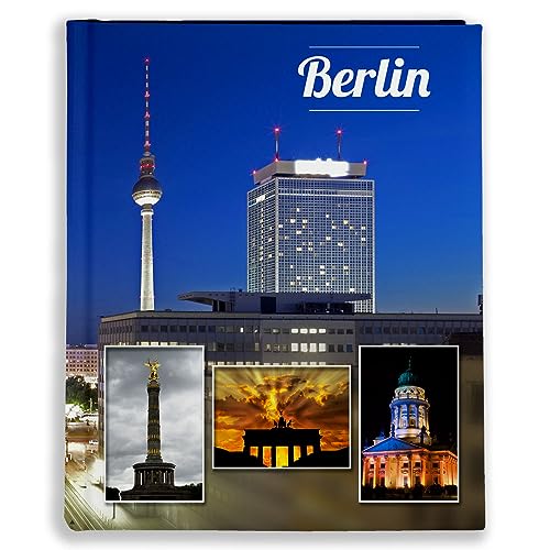 Urlaubsfotoalbum: Berlin, Fototasche für Fotos, Taschen-Fotohalter für lose Blätter, Urlaub Berlin, Handgemachte Fotoalbum (10x15 | für 200 Fotos) von EMPOL