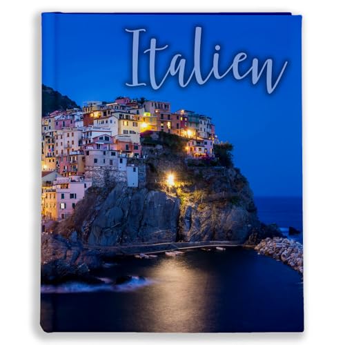 Urlaubsfotoalbum: Italien, Fototasche für Fotos, Taschen-Fotohalter für lose Blätter, Urlaub Italien, Handgemachte Fotoalbum (10x15 | für 200 Fotos) von EMPOL