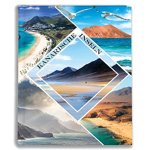 Urlaubsfotoalbum: Kanarische Inseln, Fototasche für Fotos, Taschen-Fotohalter für lose Blätter, Urlaub Kanarische Inseln, Handgemachte Fotoalbum (10x15 | für 200 Fotos) von EMPOL