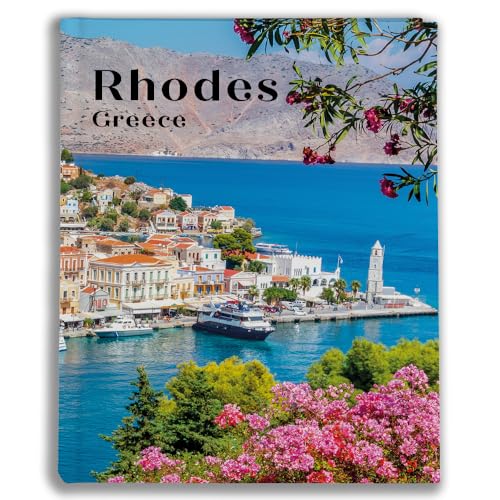 Urlaubsfotoalbum: Rhodos, Fototasche für Fotos, Taschen-Fotohalter für lose Blätter, Urlaub Rhodos, Handgemachte Fotoalbum (10x15 | für 200 Fotos) von EMPOL